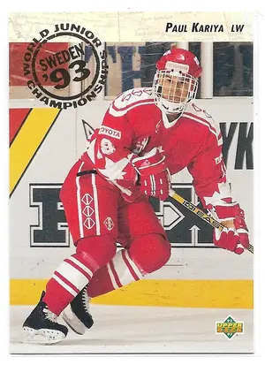 1992-93 Upper Deck #586 Paul Kariya RC