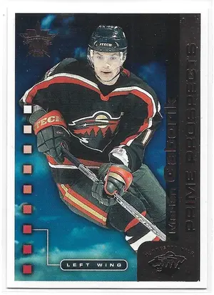 2001-02 Vanguard Prime Prospects #9 Marian Gaborik