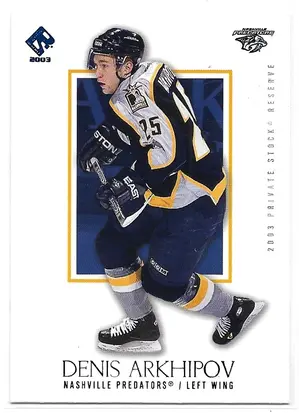 2002-03 Private Stock Reserve Blue #56 Denis Arkhipov (225/499)