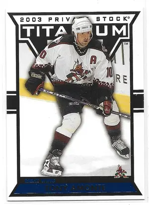 2002-03 Titanium Blue #77 Tony Amonte (404/450)