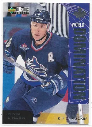 1997-98 Collector's Choice World Domination #W10 Trevor Linden