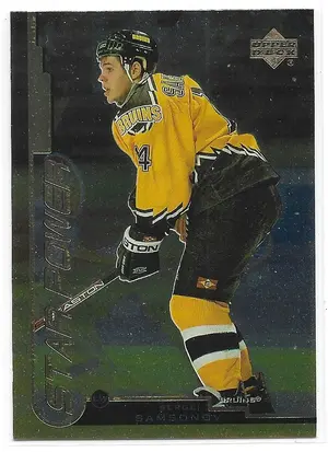 1999-00 UD Gold Reserve #143 Sergei Samsonov (Star Power)