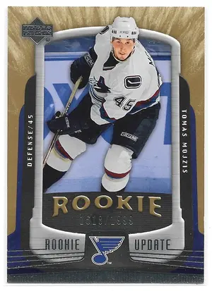2005-06 Rookie Update #190 Tomas Mojzis RC (1618/1999)