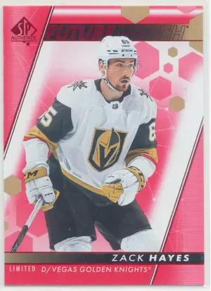 2022-23 SP AUTHENTIC - ZACK HAYES #140 FUTURE WATCH LIMITED RED
