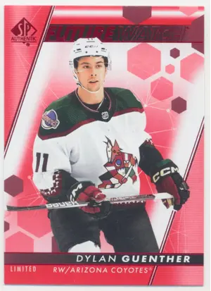 2022-23 SP AUTHENTIC - DYLAN GUENTHER #143 FUTURE WATCH LIMITED RED