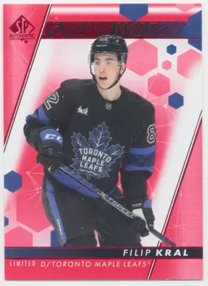 2022-23 SP AUTHENTIC - FILIP KRAL #182 FUTURE WATCH LIMITED RED