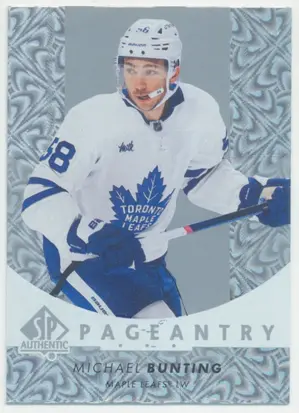 2022-23 SP AUTHENTIC - MICHAEL BUNTING #P-49 PAGEANTRY