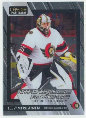 2023-24 O-PEE-CHEE PLATINUM - LEEVI MERILAINEN #273 MARQUEE ROOKIE