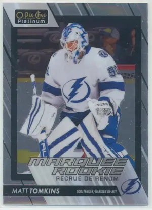 2023-24 O-PEE-CHEE PLATINUM - MATT TOMKINS #287 MARQUEE ROOKIE