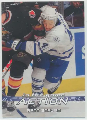 2003-04 IN THE GAME ACTION - MATT STAJAN #503