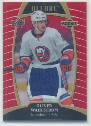 2019-20 ALLURE - OLIVER WAHLSTROM #98 RED RAINBOW JERSEY