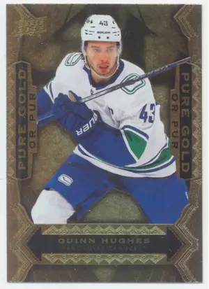 2024-25 TIM HORTONS - QUINN HUGHES #PG-1 PURE GOLD