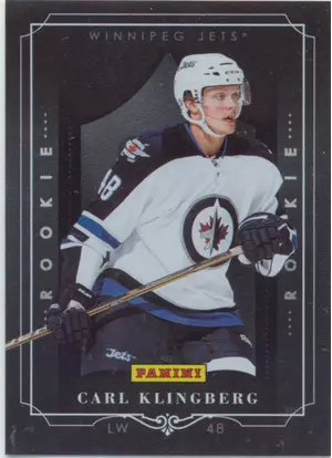 2011-12 PLAYER OF THE DAY - CARL KLINGBERG #POD-CK BLACK BORDER