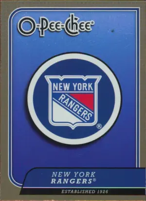 2008-09 O-PEE-CHEE - NEW YORK RANGERS #CL20 TEAM CHECKLIST