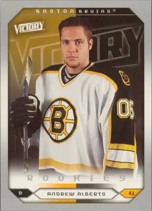 2005-06 VICTORY - ANDREW ALBERTS #258 ROOKIES