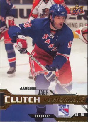 2007-08 UPPER DECK - JAROMIR JAGR #CP7 CLUTCH PERFORMERS