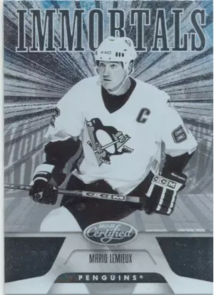 2011-12 CERTIFIED - MARIO LEMIEUX #162 IMMORTALS TOTALLY SILVER