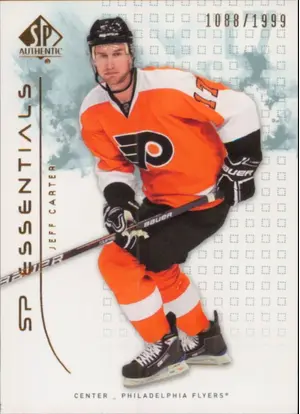 2009-10 SP AUTHENTIC - JEFF CARTER #120 SP ESSENTIALS 1088/1999