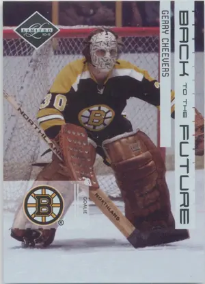 2010-11 LIMITED - TIM THOMAS/GERRY CHEEVERS #17 BACK TO THE FUTURE 156/199