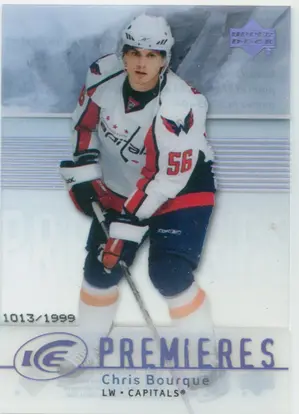 2007-08 ICE - CHRIS BOURQUE #135 ICE PREMIERES 1013/1999