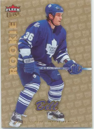 2006-07 FLEER ULTRA - BRENDAN BELL #227 ROOKIE GOLD MEDALLION