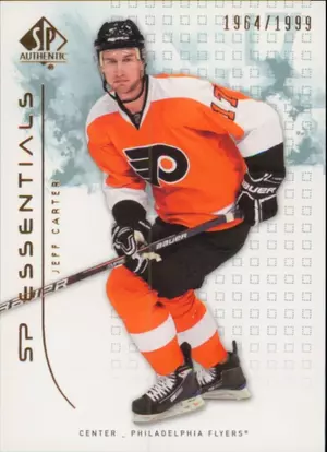 2009-10 SP AUTHENTIC - JEFF CARTER #120 SP ESSENTIALS 1964/1999