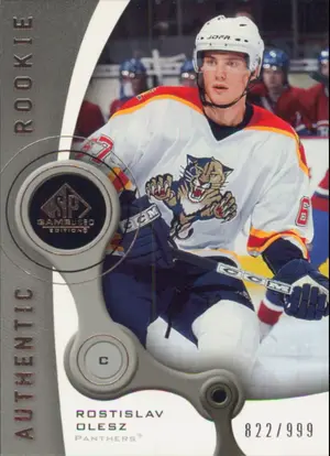2005-06 SP GAME USED - ROSTISLAV OLESZ #103 AUTHENTIC ROOKIE 822/999