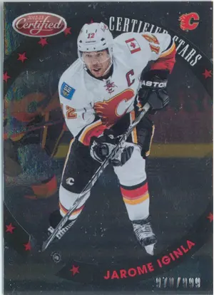 2012-13 CERTIFIED - JAROME IGINLA #S11 CERTIFIED STARS 970/999