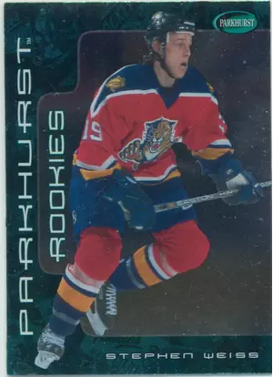 2001-02 PARKHURST - STEPHEN WEISS #318 ROOKIES