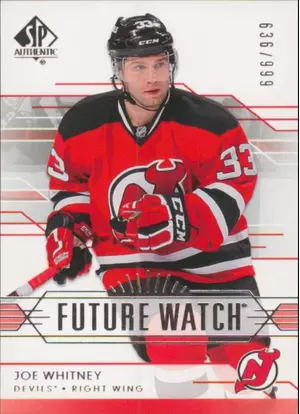 2014-15 SP AUTHENTIC - JOE WHITNEY #212 FUTURE WATCH 636/999