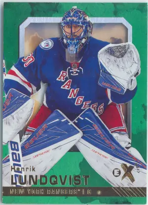 2016-17 FLEER SHOWCASE - HENRIK LUNDQVIST #7 E-X 2017