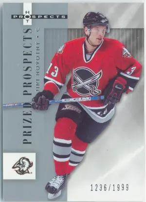 2005-06 HOT PROSPECTS - JIRI NOVOTNY #109 PRIZED PROSPECTS 1236/1999