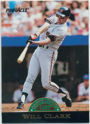 1993 Pinnacle - Will Clark #16 Cooperstown Card Box Set