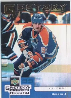 1999-00 McDONALD'S - WAYNE GRETZKY #4 GRETZKY PERFORMANCE FOR THE RECORD