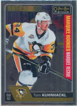 2016-17 O-PEE-CHEE PLATINUM - TOM KUHNHACKL #177 MARQUEE ROOKIE