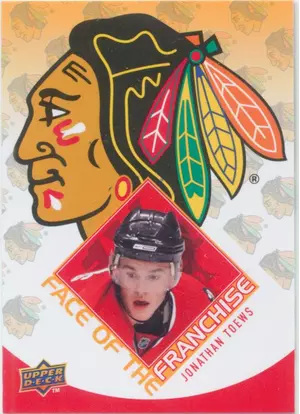 2009-10 UPPER DECK - JONATHAN TOEWS #FF10 FACE OF THE FRANCHISE