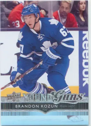 2014-15 UPPER DECK - BRANDON KOZUN #244 YOUNG GUNS