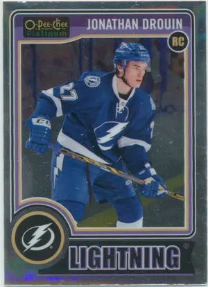 2014-15 O-PEE-CHEE PLATINUM - JONATHAN DROUIN #185 ROOKIE