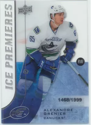 2015-16 ICE - ALEXANDRE GRENIER #129 PREMIERES 1468/1999