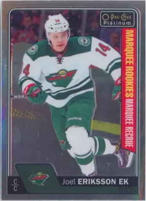 2016-17 O-PEE-CHEE PLATINUM - JOEL ERIKSSON EK #192 MARQUEE ROOKIE