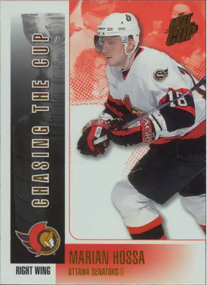 2002-03 QUEST FOR THE CUP - MARIAN HOSSA #13 CHASING THE CUP