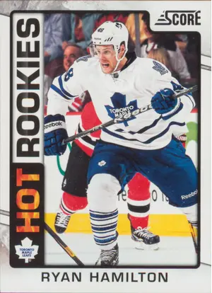2012-13 SCORE - RYAN HAMILTON #523 HOT ROOKIES