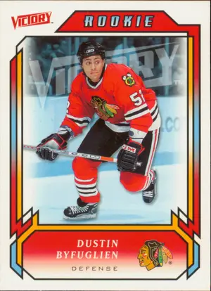 2006-07 VICTORY - DUSTIN BYFUGLIEN #203 ROOKIE