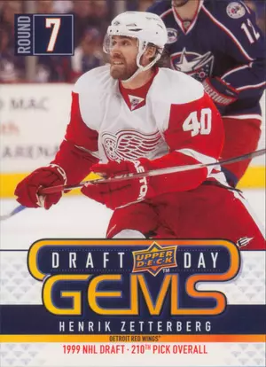 2009-10 UPPER DECK - HENRIK ZETTERBERG #GEM1 DRAFT DAY GEMS