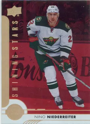 2017-18 UPPER DECK - NINO NIEDERREITER #SSR-7 SHINING STARS RED
