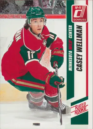 2010-11 DONRUSS - CASEY WELLMAN #271 RATED ROOKIE