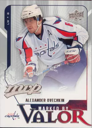 2008-09 MVP - ALEXANDER OVECHKIN #MV6 MARKED BY VALOR