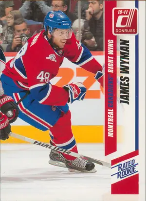 2010-11 DONRUSS - JAMES WYMAN #267 RATED ROOKIE