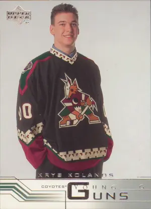 2001-02 UPPER DECK - KRYS KOLANOS #228 YOUNG GUNS