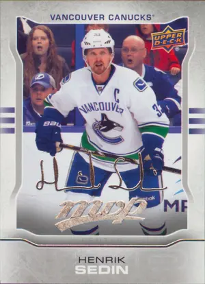 2014-15 MVP - HENRIK SEDIN #232 SILVER SCRIPTS SP